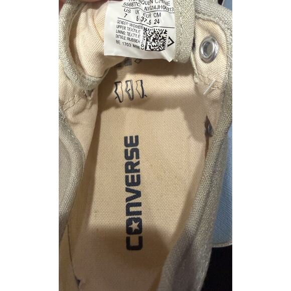 Converse Jack Purcell Women’s Tan Canvas Lace Up Low Sneakers Size 7 - 556877c - Picture 6 of 7